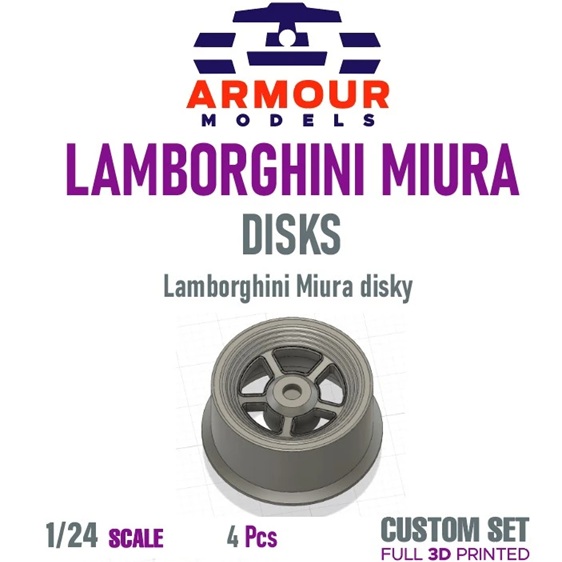 1:24 Lamborghini Miura disky