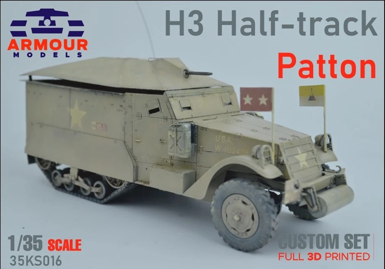 1:35 M3 half-track Patton