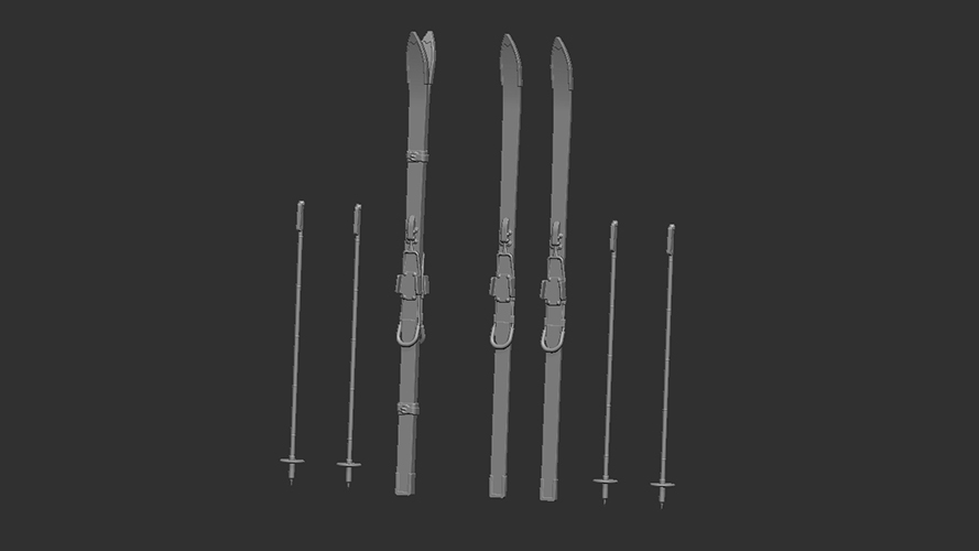 1:72 Lyže Wehrmacht – WW2