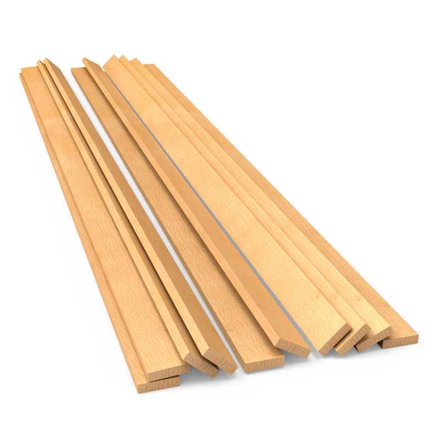Liston de Tilo / Hobby basswood stick 2x8x250mm (Pack x10)