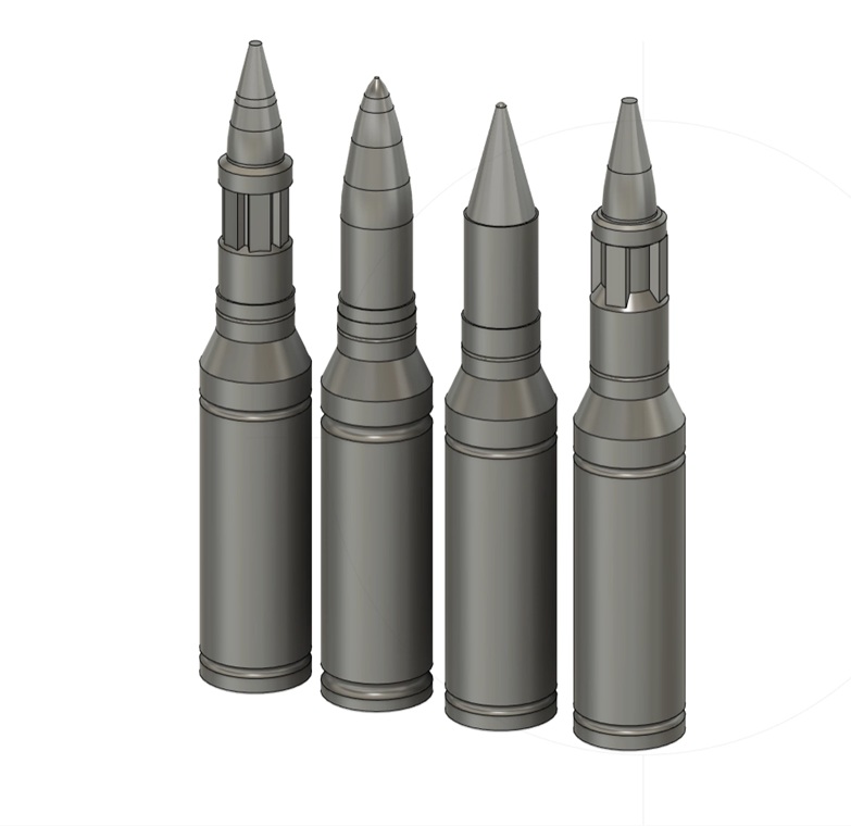 1:35 M2 bradley náboje (25mm) 32ks