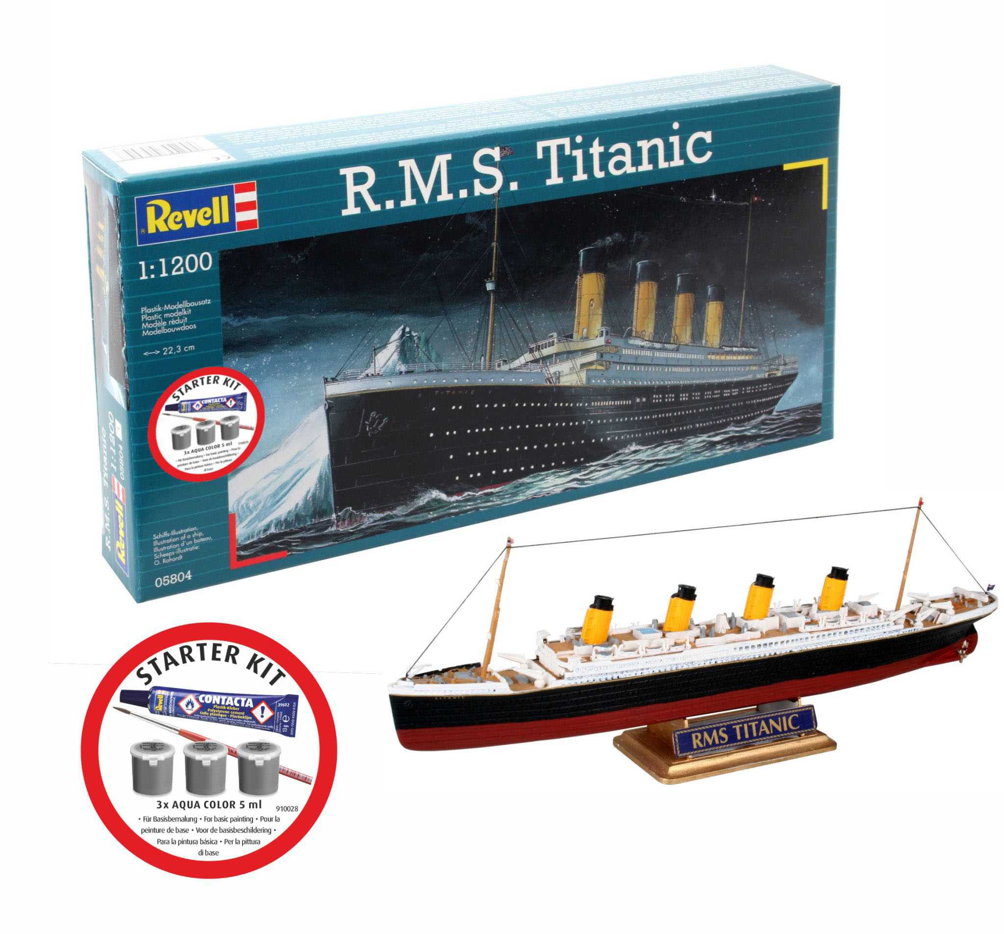 1:1200 Starter Kit loď 75804 - R.M.S. Titanic