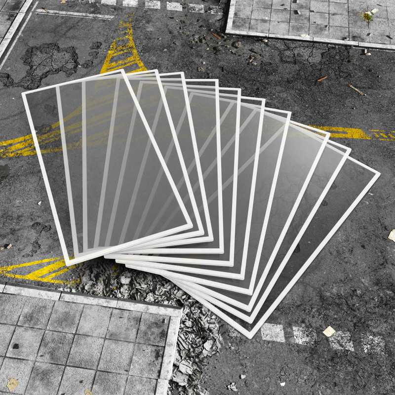 Basic WTC Glasspack Footprints 10x