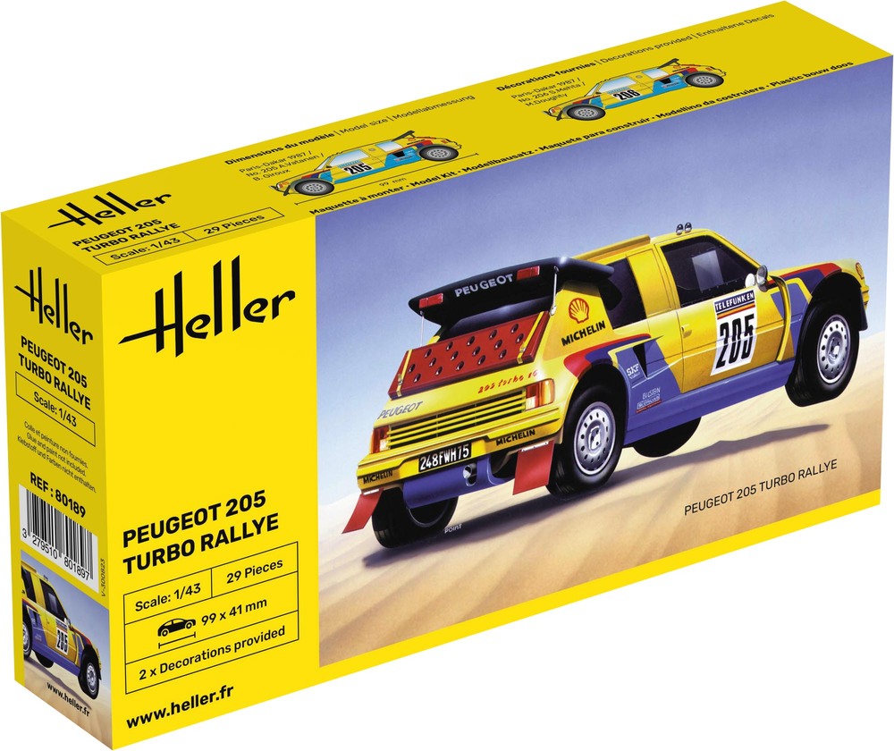 1:43 Peugeot 205 Rallye