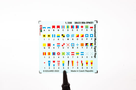 1:350 International Marine Signal Flags SPACE