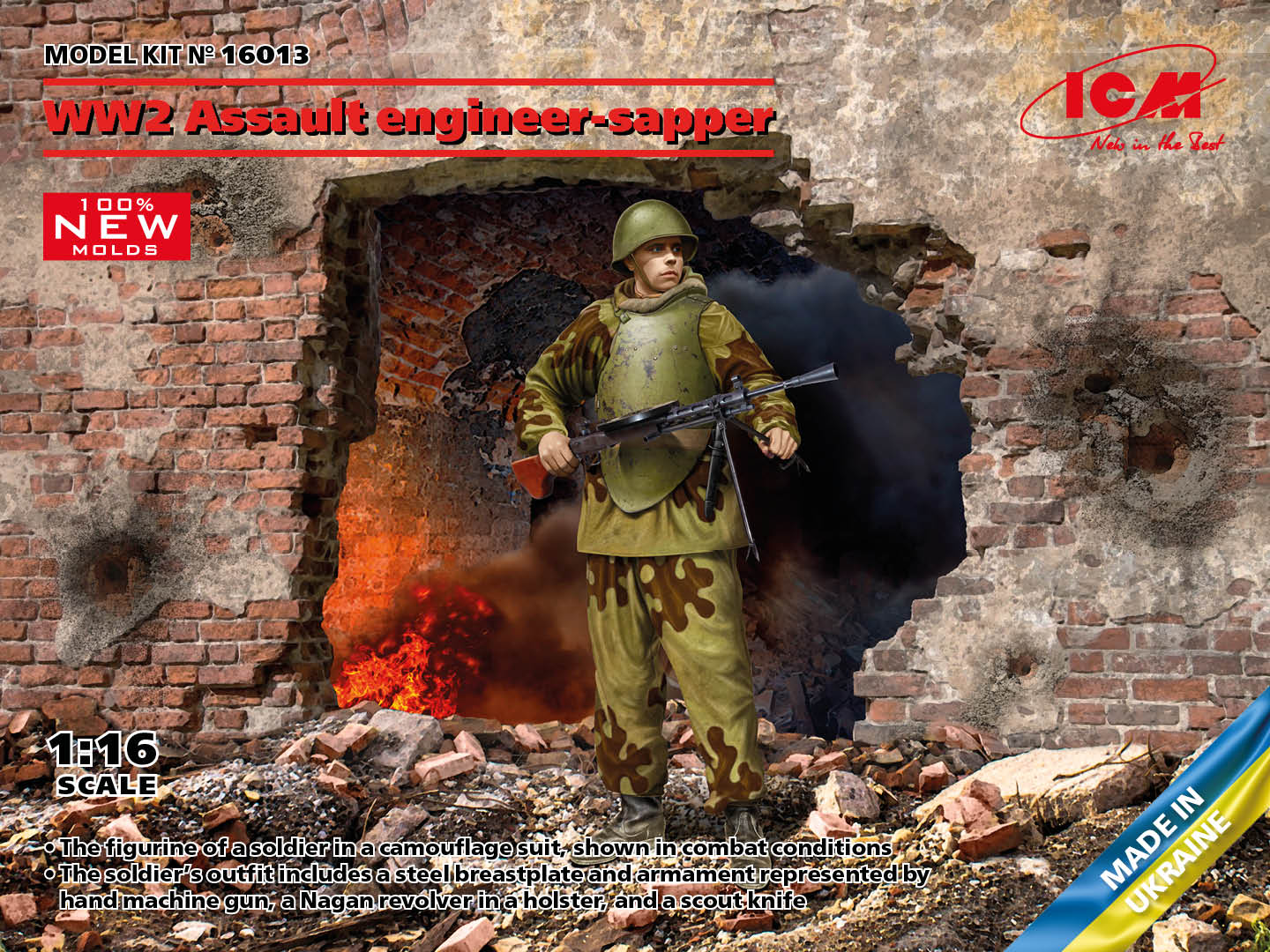 1:16 WW2 assault engineer-sapper