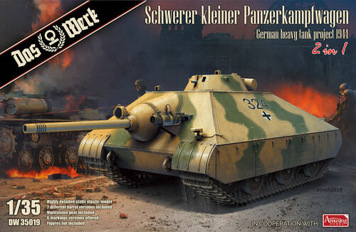 1:35 Schwerer kleiner Panzerkampfwagen German heavy tank 1:35 Schwerer kleiner Panzerkampfwagen German heavy tank