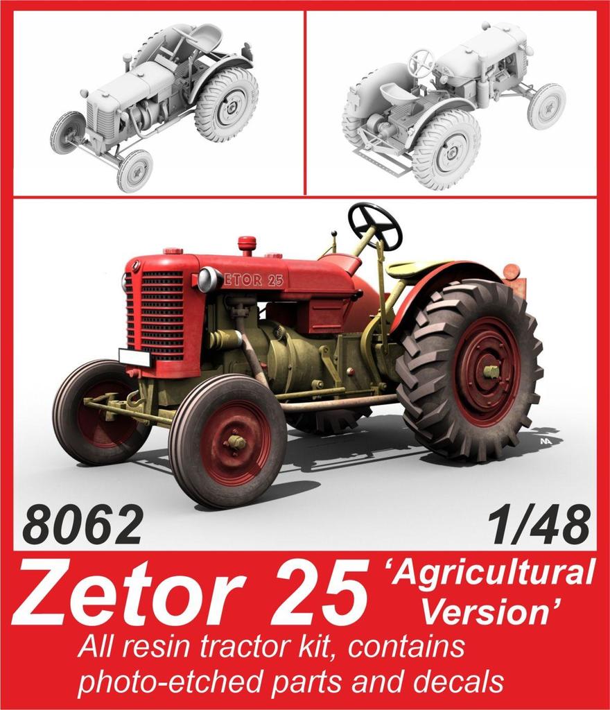 1:48 Zetor 25 ‘Agricultural Version’ 