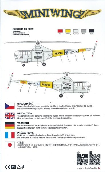 1:144 Sikorsky S-51 DRAGONFLY