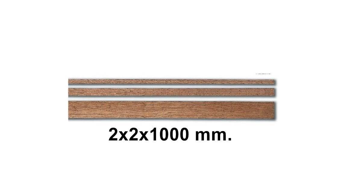 BLACKISH MANZONIA-2X2X1000 MM-10 PCS