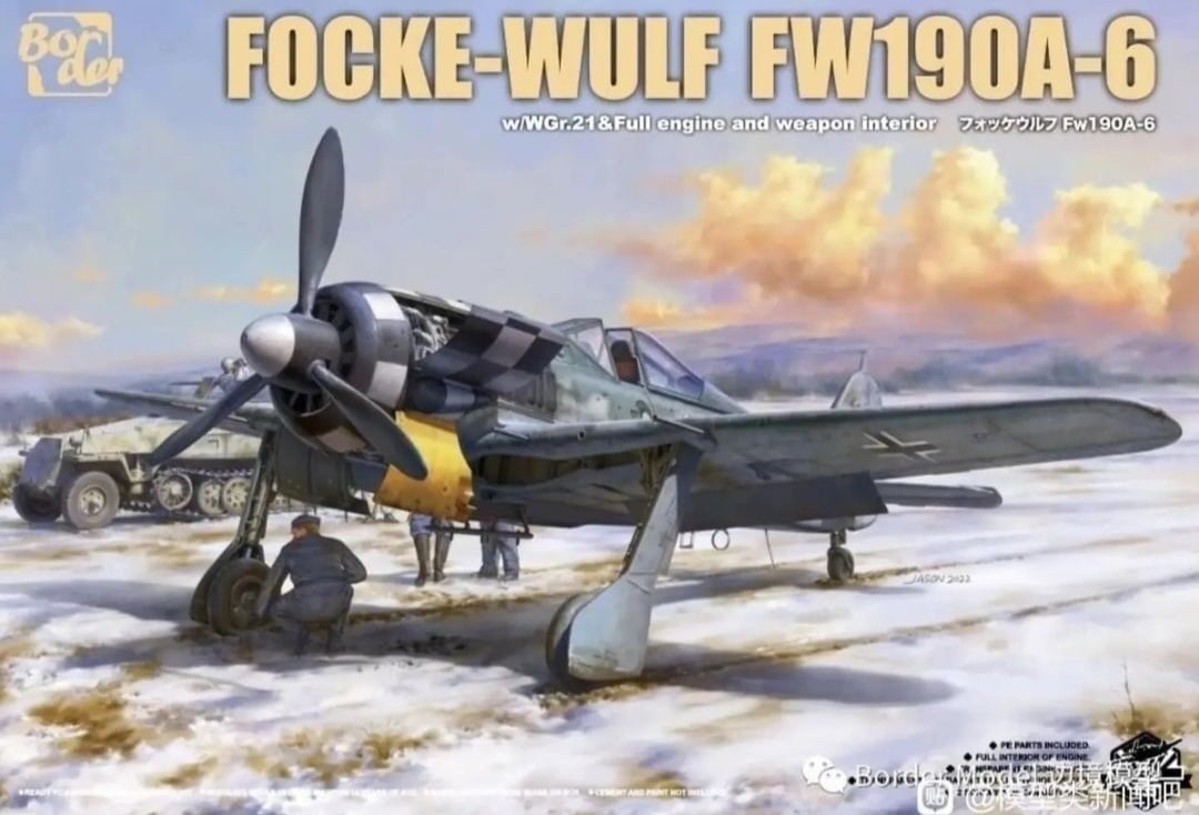 1:35 Focke-Wulf Fw-190A-6 w/Wgr. 21 & Full engine and weapons interior
