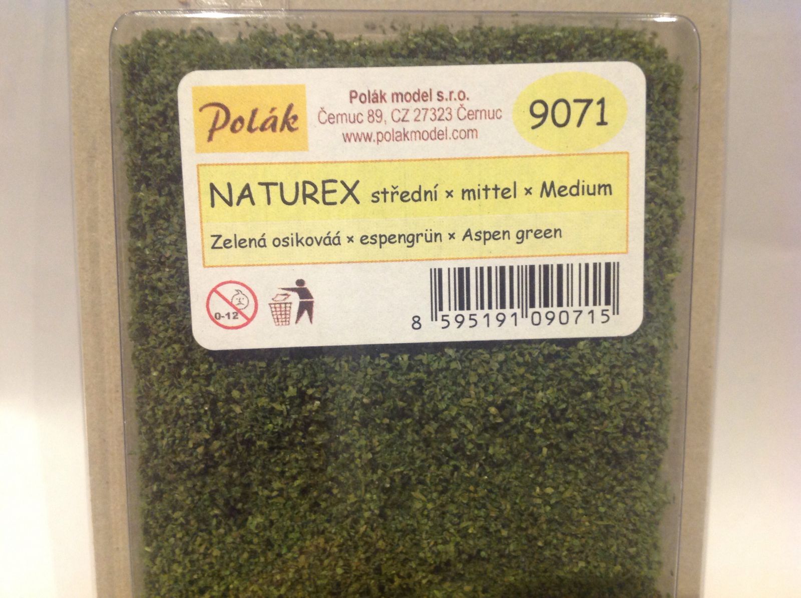 Naturex střední listí Zel. osiková 40x18 cm