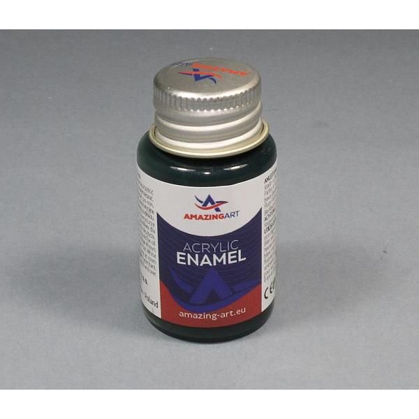 ACRYLIC ENAMEL Black Green Mat 15ml