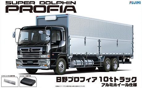 HINO PROFIA 1/32スケールモデル Aoshima 00410 Hino Profia Reefer Kannon-Door Version Truck 1