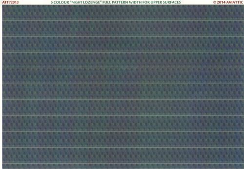 Aviattic 1/72 ATT72013 5 color night lozenge full pattern upper surfaces Aviattic 1/72 ATT72013 5 color night lozenge full pattern upper surfaces