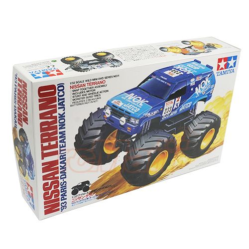 1:32 Mini 4WD Nissan Terrano 93 Paris Dakar Team NOK JATCO Chassis Kit