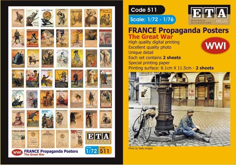 1:72/1:76 WWI- France propangada posters