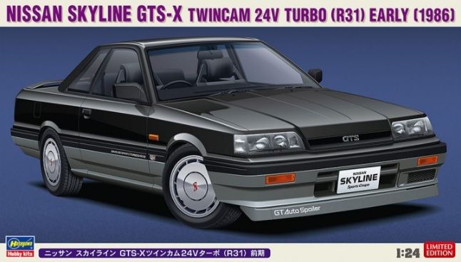 1:24 Nissan Skyline GTS-X Twincam 24V Turbo (R31) Principios (1986)