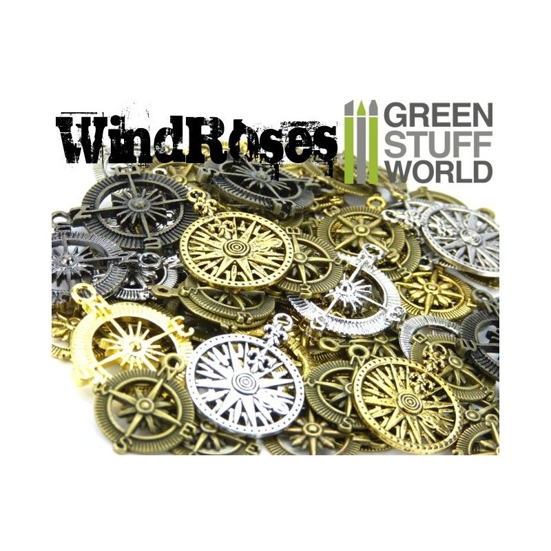 SteamPunk COMPASS WINDROSE Beads 85gr