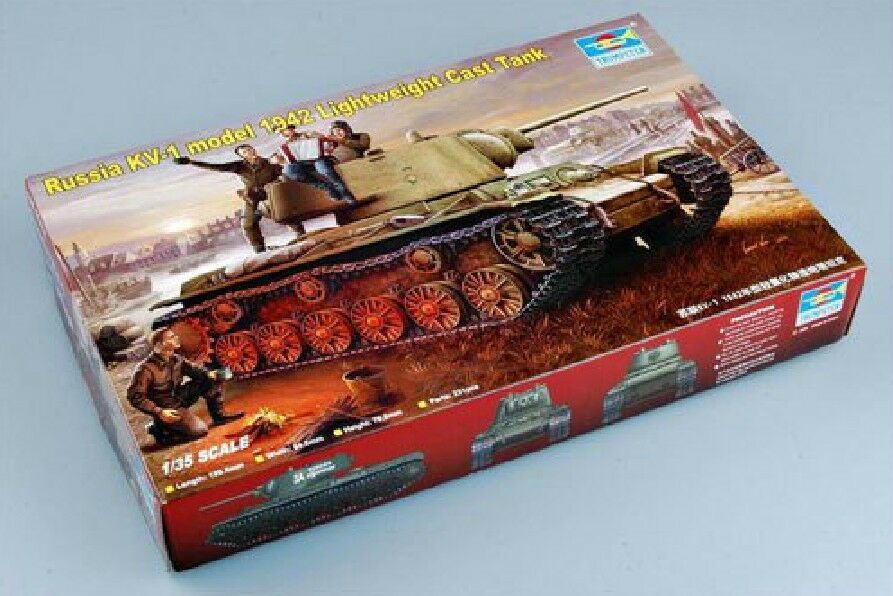1:35 Russia KV-1 model 1942 Lightweight Cast Tank