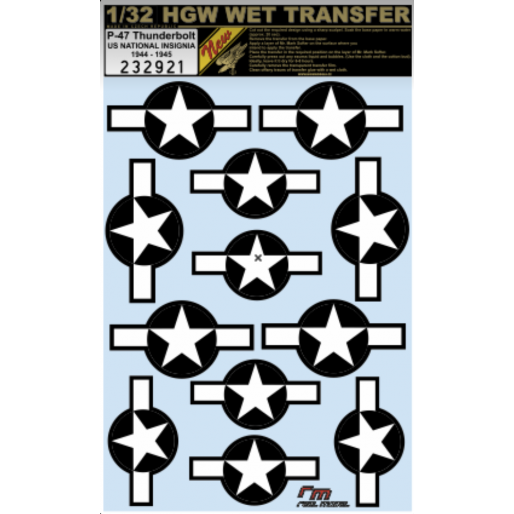 1:32 P-47 NATIONAL INSIGNIA