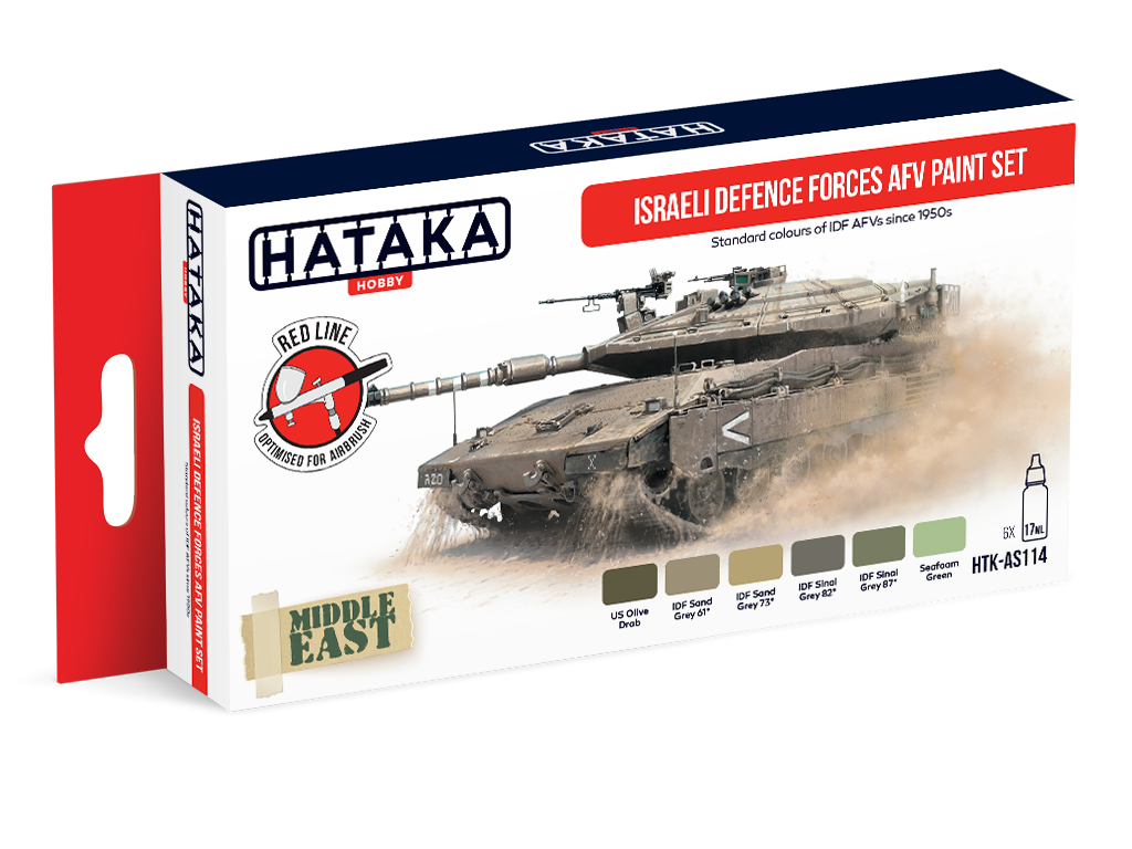 Israeli Defence Forces AFV Paint Set