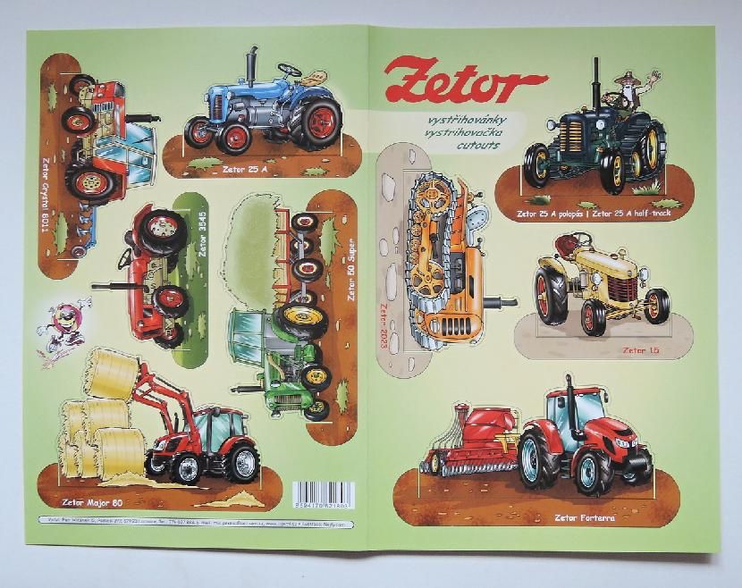 Vystřihovánky Zetor