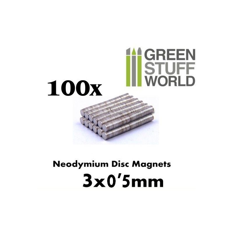 Neodymium 3x0'5mm 100 units