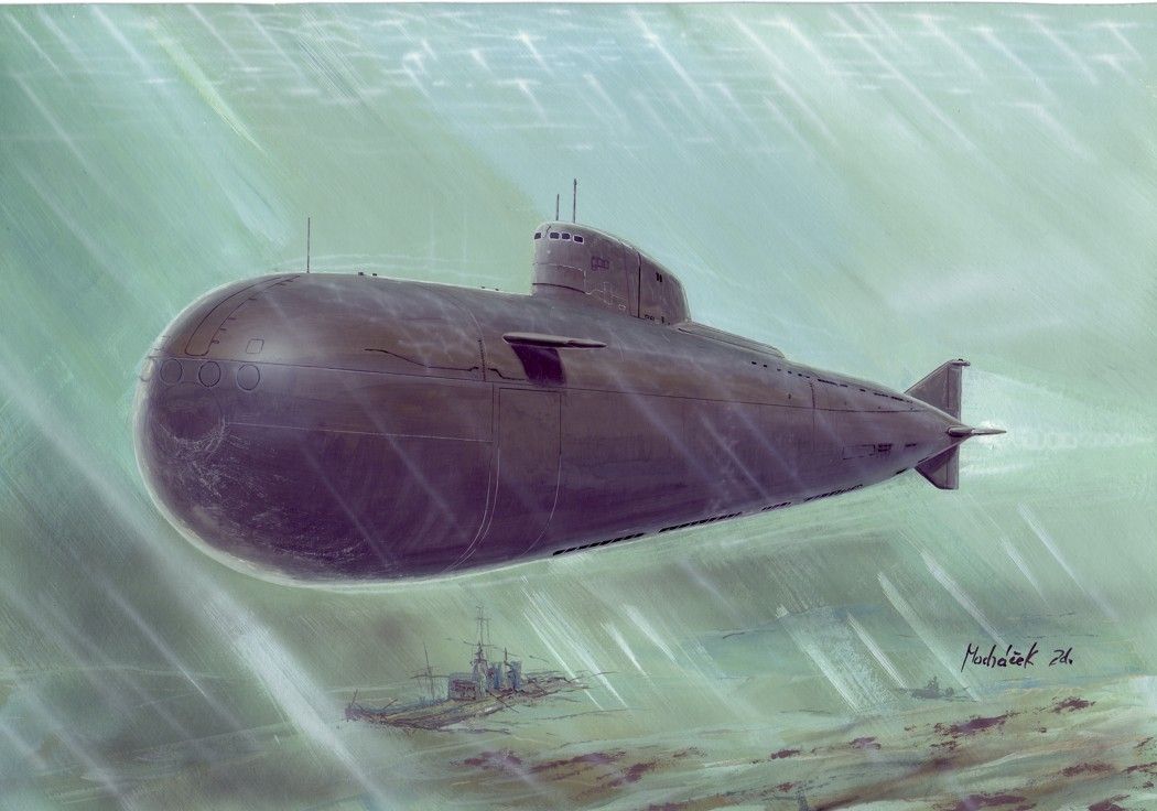 1700 Russian submarine K 141 Kursk