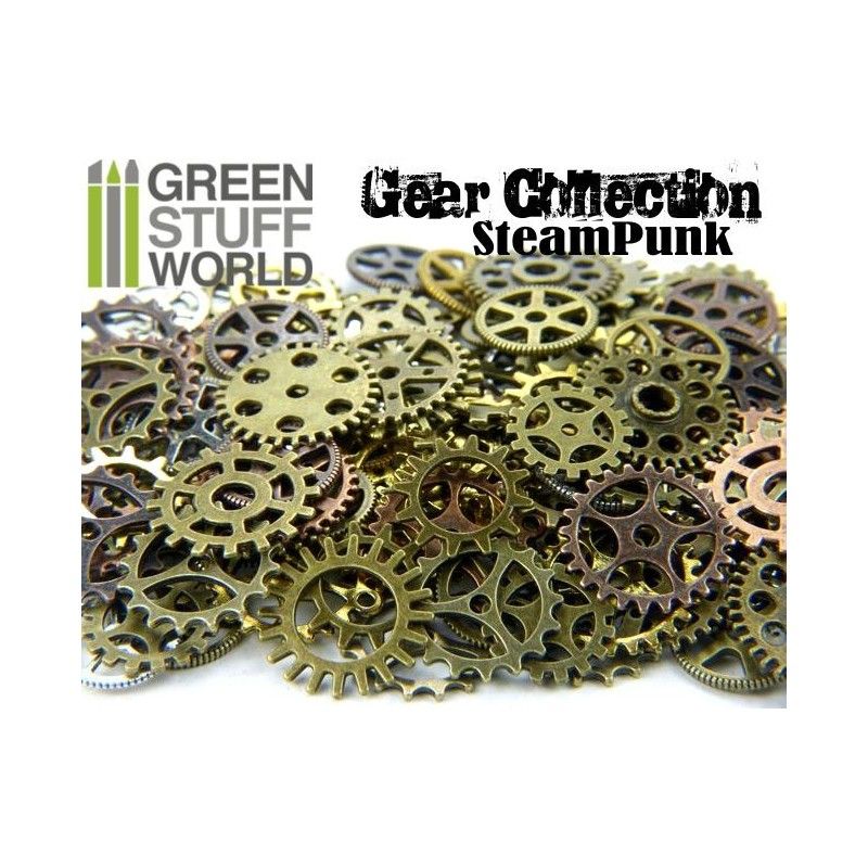SteamPunk GEARS and COGS Beads 85gr *** Variety