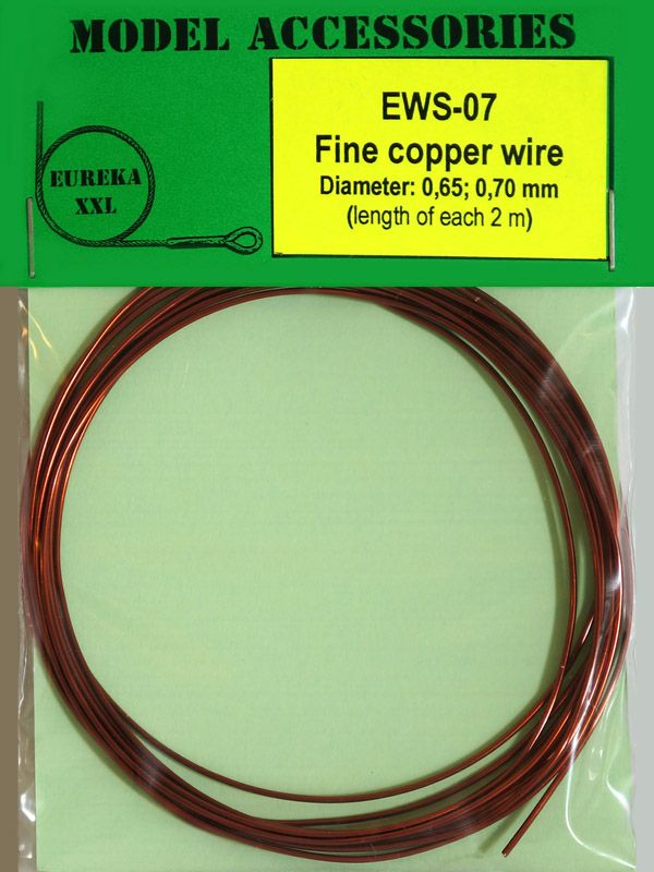 Fine copper wires 0.65 mm / 0.70 mm