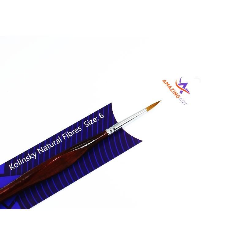 Professional Round Brush Kolinsky (6)