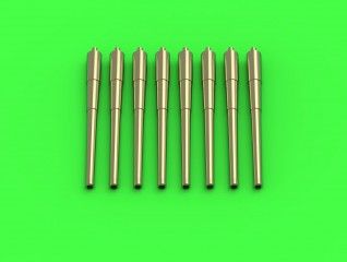 Master Model 1/700 USN Mark 1 barrels for Turrets w/o Blastbags (8pcs) SM700040 Master Model 1/700 USN Mark 1 barrels for Turrets w/o Blastbags (8pcs) SM700040
